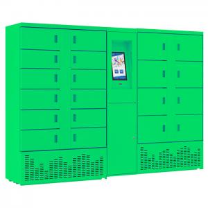 Outdoor Parcel Refrigerated Delivery Lockers Smart Electronic Cool With Auto Close Door
