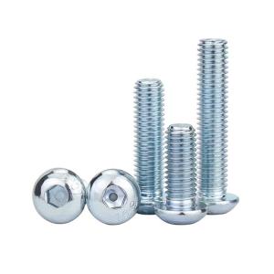 China Button Head Socket Cap Screw (BHSCS) Grade 4.8/8.8/10.9/12.9 Half Round Head Cap Socket Screw wholesale