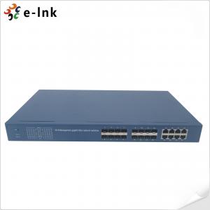 Managed Gigabit 16 SFP Ports 8 RJ45 Ports Fiber Network Switch