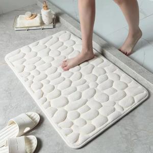Non Slip Super Absorbent Memory Foam Bath Rug Home Microfiber Towel