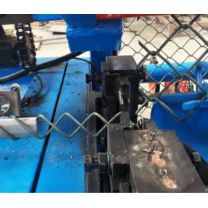 Low Noise Automatic Chain Link Fence Machine 2 Feeding wire 1.2mm 2.0mm