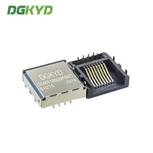 China DGKYDCB461188GWW6DB1075 Conector RJ45 Submersível Interface Ultra Fina Material LCP Sem Filtro 8P8C SMT supplier