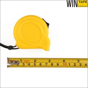 China Yellow Steel Measurement Tape , 3m 10ft Metric Imperial Tape Measure For Handicraftsman supplier