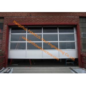 China Motorized Aluminum Insulated Tempered Glass Full View Overhead Garage Door supplier