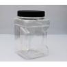 850ml - 5000ml Pet Square Plastic Grip Jar Wide Mouth For PP Screw Lid