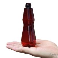 China Printed Cone Shape Bottle Slim Waist S Shape 3oz 100ml Conical Plastic Bottle on sale