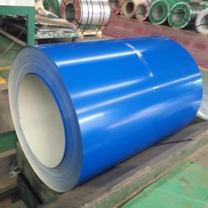 Cold Prepainted PPGI PPGL Galvanized Steel Coil Blue Color Zinc Coated 26 Gauge