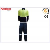 Working garments 2 pieces safety workwear unfirom shirt and pants