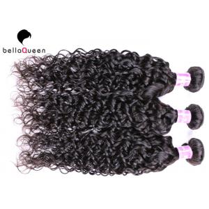 China Pure Color 6a Remy Hair Bouncy Curl Human Hair Weaving , Long Lasting supplier