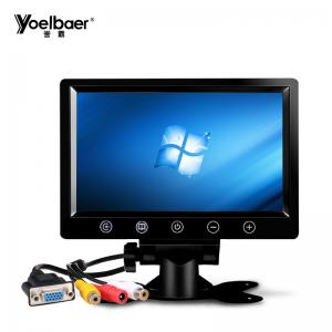 PAL NTSC 9 Inch Rear View TFT LCD Car Monitor With VGA AV Input For Universal Cars