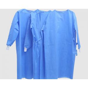 China Disposable medical civil isolation surgical gown PP non woven fabric SMS PP PE factory supplier
