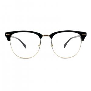 FP2648 Classic Acetate Metal Glasses Vintage Square Unisex Frames Eyewear