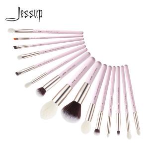 Jessup 15Pcs Blushing Bride Essential Makeup Brushes Set Private Logo Makeup Brush Wholesale Vendors T292