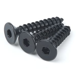 China El golpear ligeramente principal plano de la impulsión del zócalo atornilla la cabeza avellanada impulsión del hex. señaló los tornillos wholesale