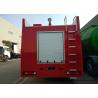 Sino HOWO 10cbm Pumper Fire Truck / Fire Department Vehicles 8000-10000 L