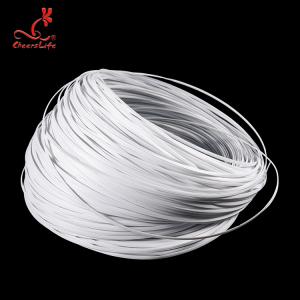 China 3mm Nose Bar Elastic Earloop Cord PE + Galvanized Singal Wire Durable wholesale