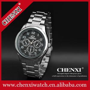 China Day Date Display Fashion Quartz Stainless Steel Watches for Men Watch Wholesale OEM Watch supplier