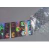 Rainbow Color Customized 3D Hologram Sticker For Strengthen Brand Image