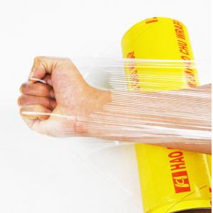 Soft PVC Food Plastic Wrap Roll Cling Film Moisture Proof 250mm - 600mm WIdth