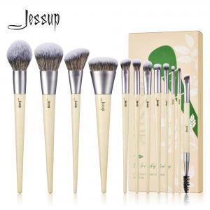 Jessup 12Pcs Sustainable and Eco-friendly Makeup Brush Set Low Waste T327