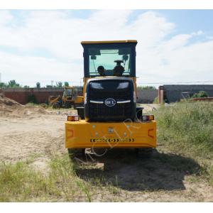 28km/h Yunnei Engine 1.5 Ton Wheel Loader  Bucket Length 1.9m