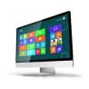 China 23.6 Inch Desktop All in One PC 8+253GB Computer with RJ45 USB for Office Working Banking wholesale