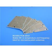 High Frequency PCB on Rogers RO3003 20mil 0.508mm DK3.0 With Immersion Gold for Global Positioning Satellite Antennas