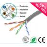 fio do twisted pair do sólido 0.51mm BC/CCA 24AWG de UTP do cabo de 1000ft Cat5e