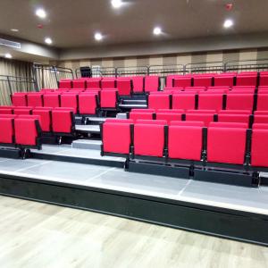 VIP Comfortable Retractable Indoor Bleachers For Auditorium Venue