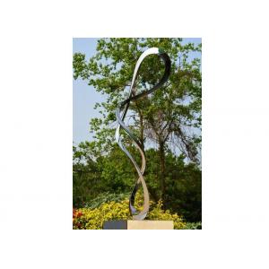 China Attractive Contemporary Art Stainless Steel Abstract Sculpture For Garden Decoration supplier