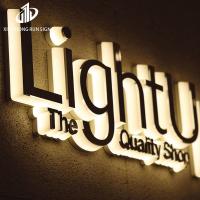 China outdoor hanging signage letters acrylic letter sign board led backlit sign on sale