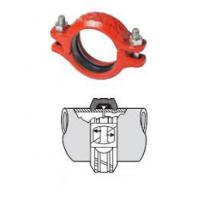 China TOBO Ductile Iron Fitting Casting 75L DN200 Red Pipe Coupling Clamp on sale
