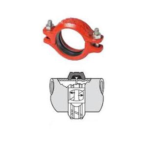 TOBO Ductile Iron Fitting Casting 75L DN200 Red Pipe Coupling Clamp