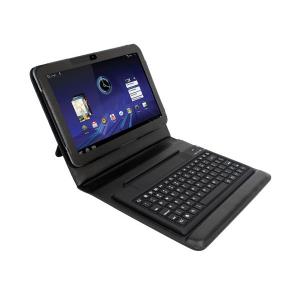 China Bluetooth tandard 80-key Keyboard samsung galaxy tab leather Case for MOTOROLA XOOM--HK-01 supplier