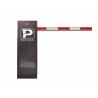China Access Control Solution Insulation Class F Boom Barrier with Manual Release in 1.5mm Steel Housing Sliver and Blue wholesale
