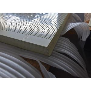 3mm Thickness White Plastic Perforated Sheet For Speaker Grill