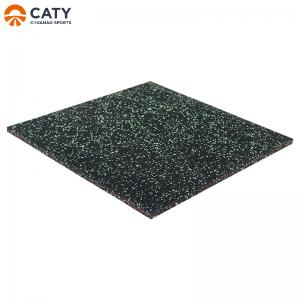 Recyclable Gym Flooring Mats Nontoxic , Wear Resistant Rubber Athletic Flooring