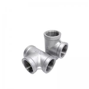 China Equal DN8-DN100 Stainless Steel Tee for Pipe Fittings and Connections supplier