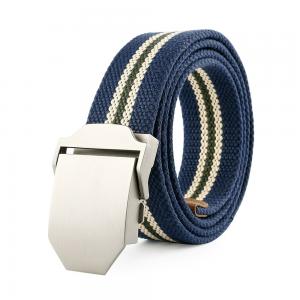 Tactical Zinc Alloy Belt Buckle 140cm Canvas Webbing Belt