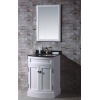 China 24′′ Single Sink Bathroom Vanity Mirror Cabinet With Marble Countertop on sale