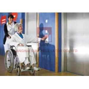 Load 1600kg Hospital Lift Stainless Steel Frame Side Opening With Accurate Door Motor Control
