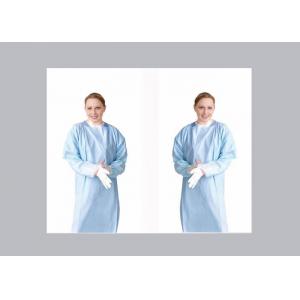 OEM ODM Blue Color Disposable Doctor Gown Anti Static ISO CE Approved