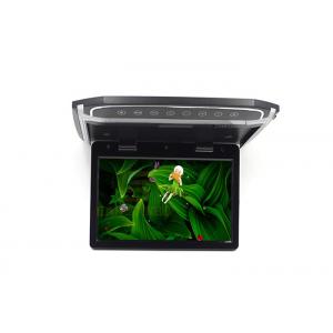 China 0 - 180 Deg 2 Video Input Roof Mount Car Dvd Player Flip Down Monitor For Cars supplier