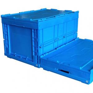 China Multifunctional Collapsible Storage Bin Outdoor Plastic Folding Storage Box Container supplier
