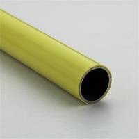 China Dia 28mm Lean Tube JY-4000YH-P PE Coated Steel Pipe Brilliant Yellow on sale