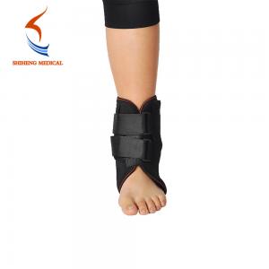 Good design black free size composite cloth ankle brace for sale