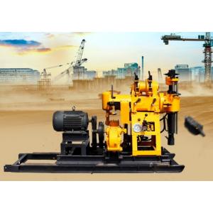 Portable Crawler Water Well Drilling Rig Machine / Spt Gold Mining Core Sample Drilling Rig