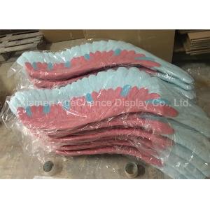 China Customized Window Display Decorations Fiberglass Wing Artificial Fake Wing Sculpture supplier