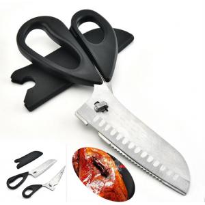 Heavy Duty Poultry Shears Detachable Kitchen Scissors With Sleeve For Cutting Chicken And Bone