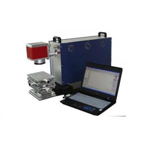 China 10w 30W 50W Fiber Laser Marking Machine PLC And Computer Controlled supplier